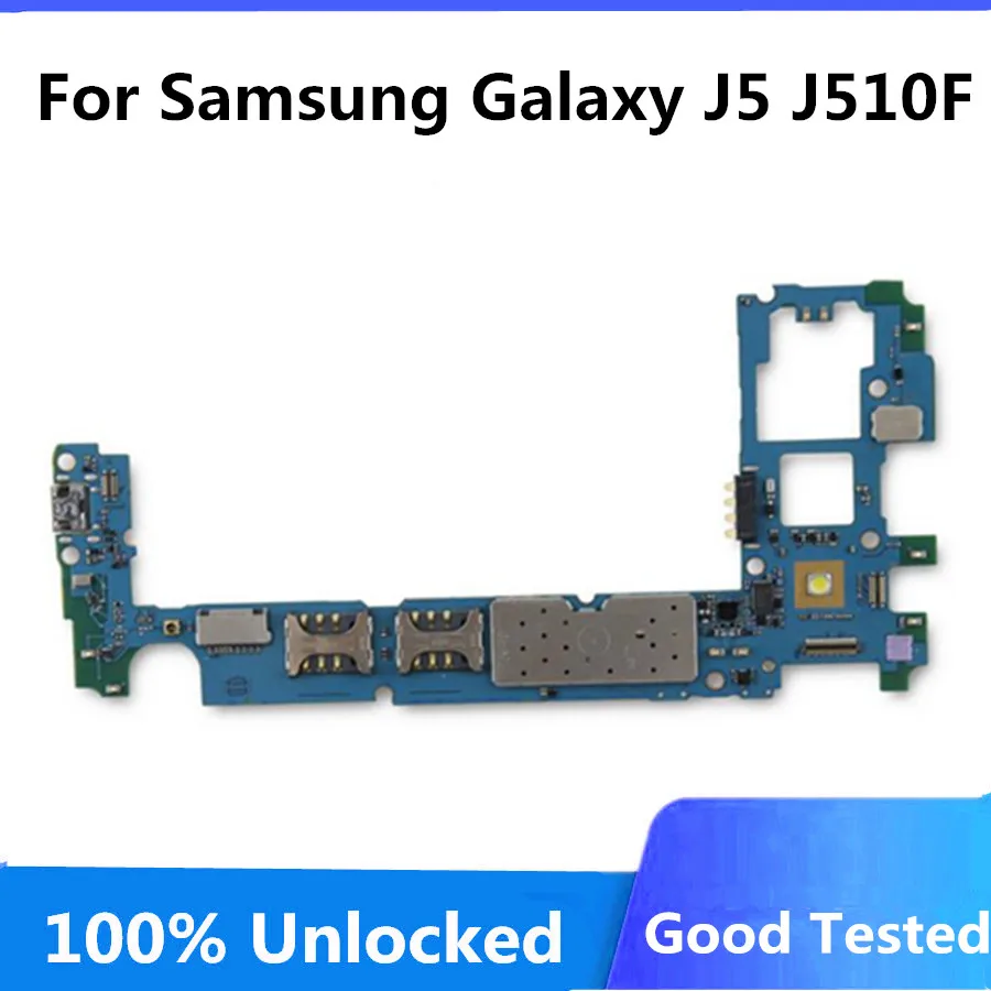 Материнская плата для Samsung Galaxy J5 J510F разблокированная материнская с одной или