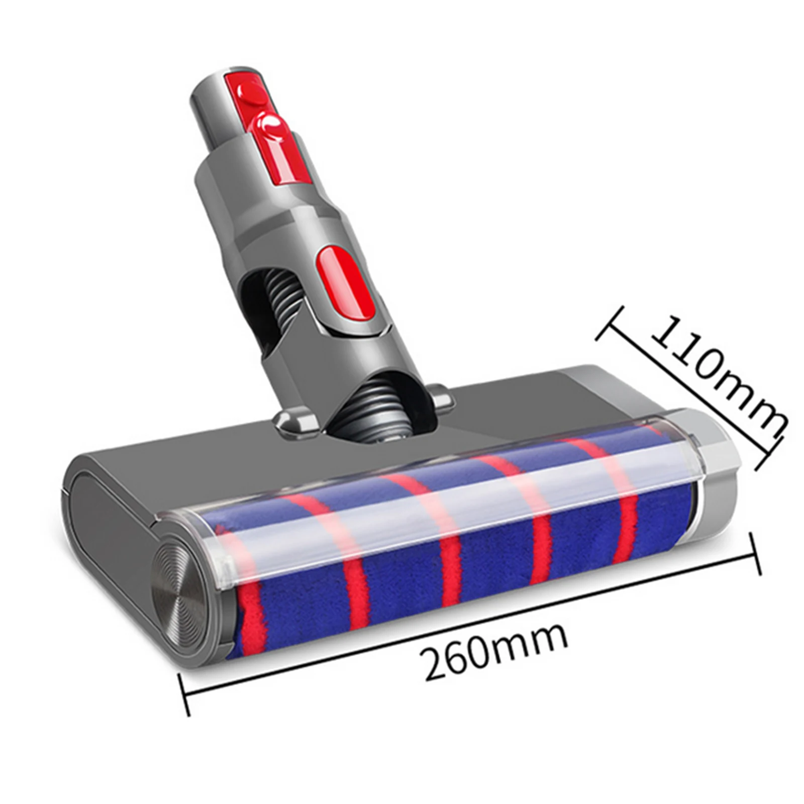 Сменная щетка для пола, подметальная щетка для Dyson V8, ковер V7, V10, V11, мягкая бархатная роликовая головка, пылесос, электрическая щетка для пола