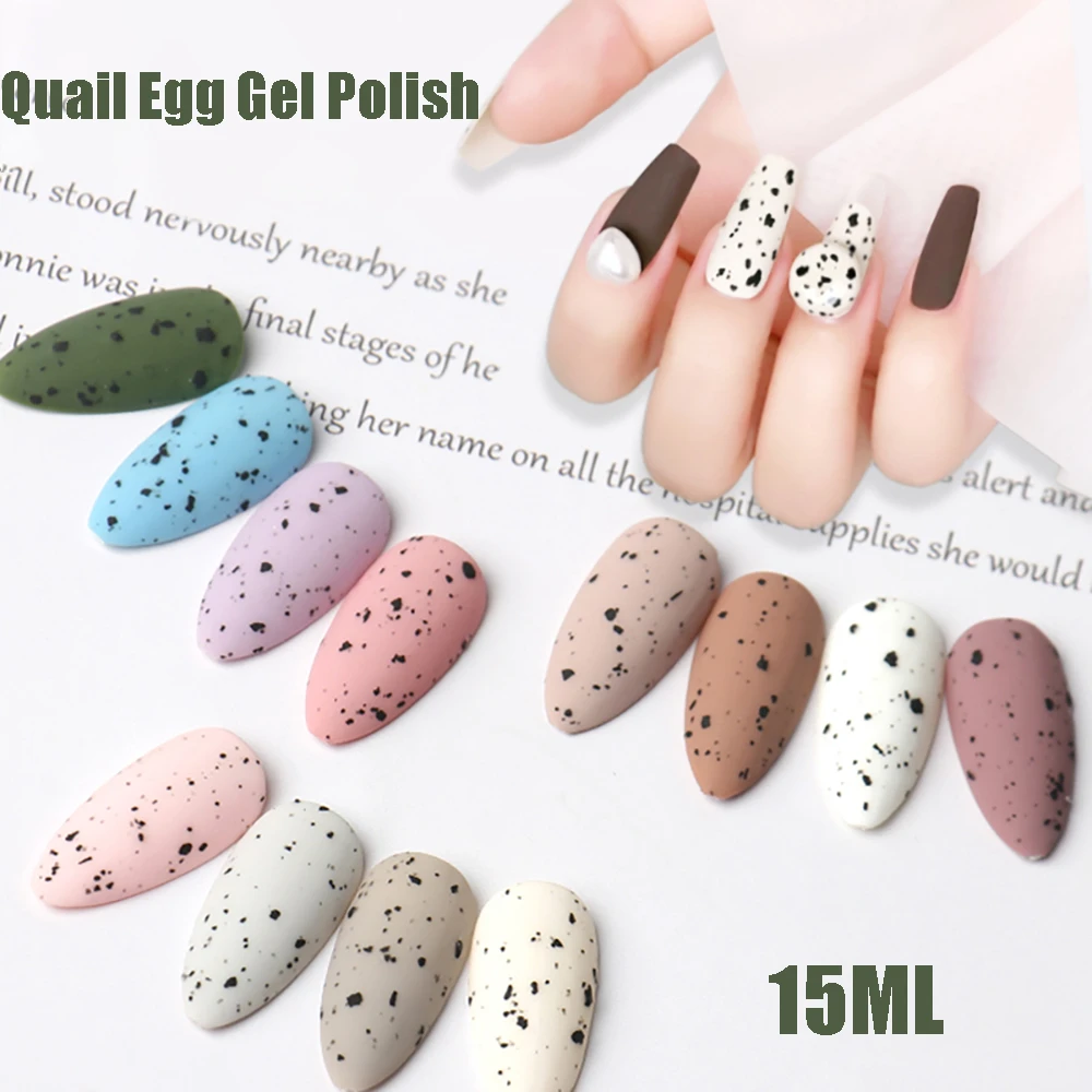 15ml Quail Eggshell Design Nail Art Varnish Soak Off Nail Art Varnish Top Coat Uv Gel Polish Quail Egg Nail Gel Nail Gel Aliexpress