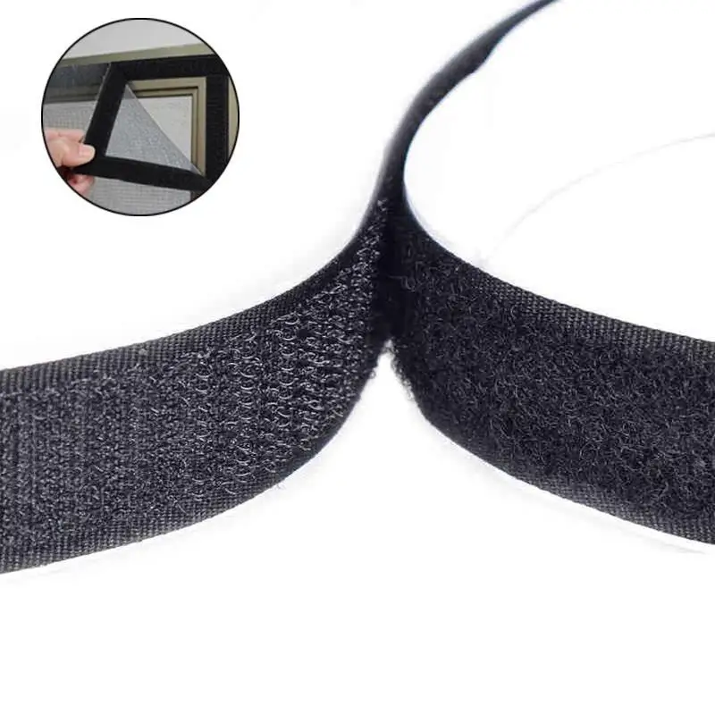 1Meter/Pairs Self Adhesive Hook and Loop Tape Velcros Adhesive Sticker