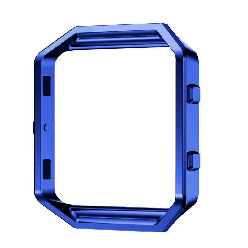 Pin blue Высокое качество, рамка из нержавеющей стали, держатель, чехол, рамка, рамка для Fitbit Blaze, трекер активности, умные часы, аксессуары для ремешка - Цвет ремешка: Pin blue
