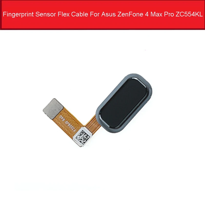Кнопка Домой датчик отпечатков пальцев гибкий кабель для Asus ZenFone 4 Max Pro ZC554KL меню сканер отпечатков пальцев обратный ключ запчасти