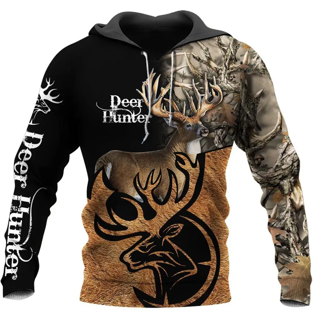 

Deer Hunter Camo 3D All Over Printed Hoodie For Men/Women Harajuku Fashion Hooded Sweatshirt Casual Jacket Pullover KJ021