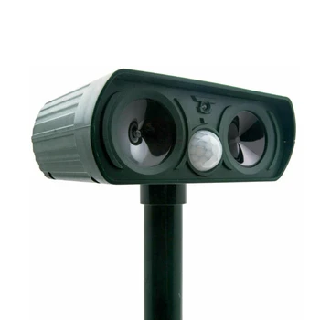 

Cat Dog Ultrasonic Repellent Outdoor Solar Powered And Waterproof Animal Repeller Deterrent Scarer Pest Control