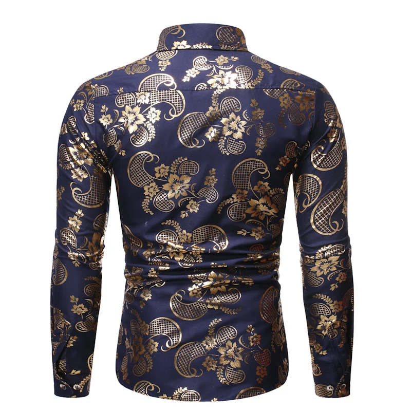Г. hommes mode decontract, chemes, longues imprimé chemise Slim Fit, Мужская одежда, robe chemise marque hommes TX30