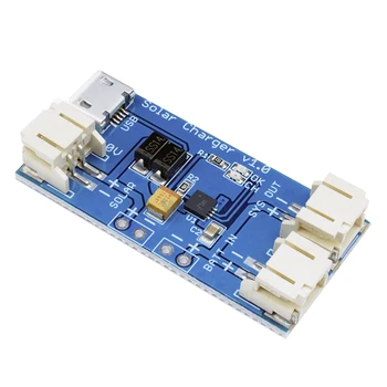 

CN3065 Mini Solar Lithium Battery Charger Board Continuous Charge Current to 500mA Li-Po battery solar panel 2 pin JST connector