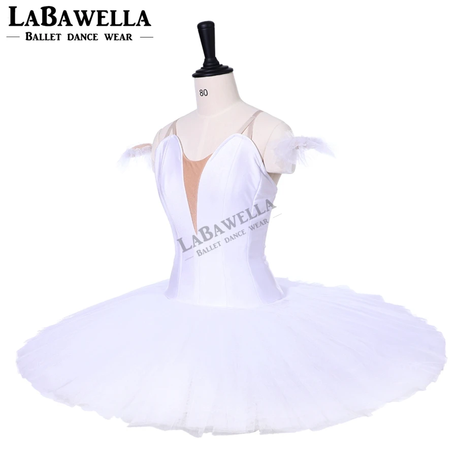Adult white Professional stage tutu costume performance children pancake ballerina tutu dress classical dance costume BT9111
