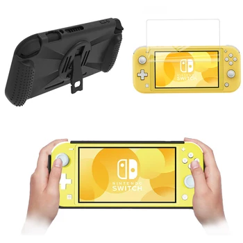 

Nintend Switch Lite Protection Accessories,TPU Shell Protect Film Case Game card slots,Stand,Hand Grip For Nintendo Switch Lite