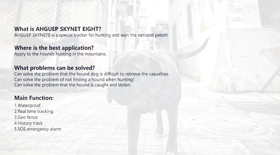 Ручной Plott Hound gps трекер IP68 глубокий водонепроницаемый отслеживание в реальном времени История трек для собак Aminal GSM 2 г локатор