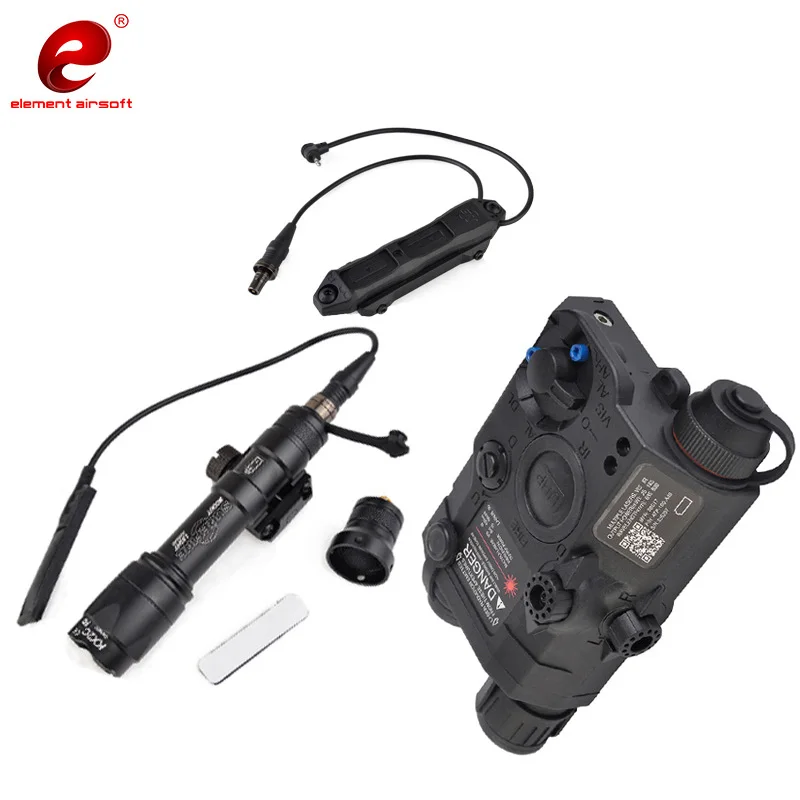 Черный Element Airsoft тактический флэш-светильник фонарь Surefir M600 PEQ зеленый лазерный ИК-светильник оружейный светильник охотничий фонарь PEQ 15 - Цвет: Черный