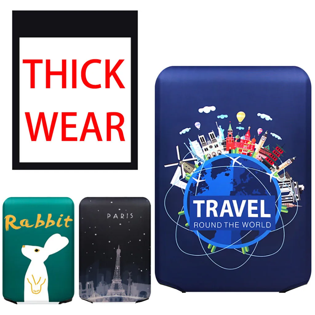 

2019 New Thicker Travel Luggage Protective Cover Trunk Case Apply to 18''-32'' Suitcase
