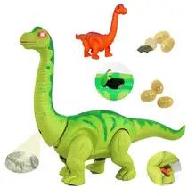 Стойло Лидер продаж моделирование электронный игрушечный динозавр Сияющий Электрический динозавр Электрический класть яйца модель динозавра