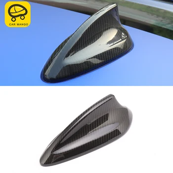 

CARMANGO Car Accessories Real Carbon Fiber Antenna Cover Shark Fin Frame Trim Sticker Decoration for BMW 3 Series F30 2011-2019