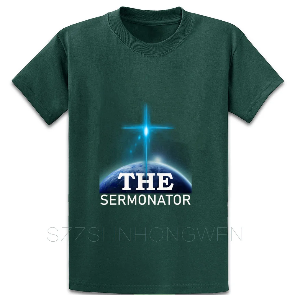 Футболка Sermonator Paster с коротким рукавом модная дизайнерская рубашка круглым