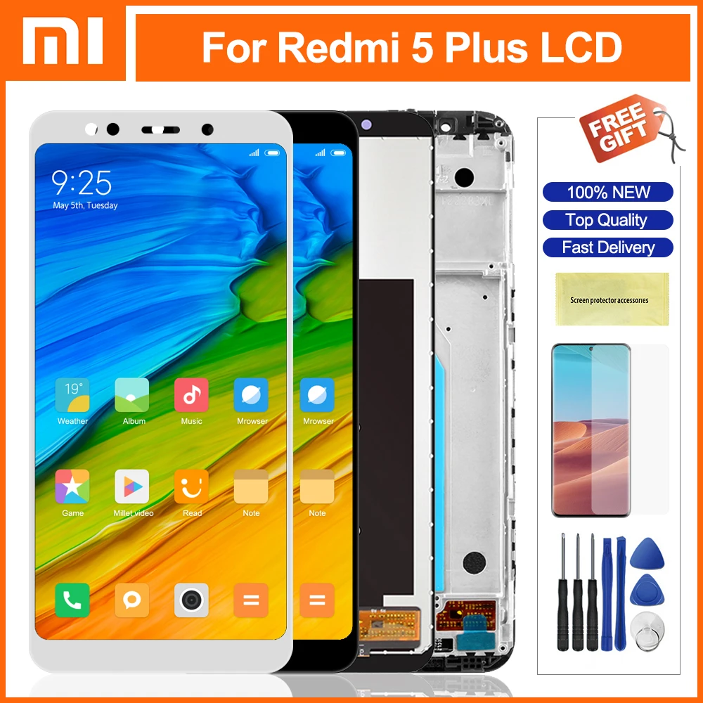 ЖК-дисплей 5 99 дюйма для Xiaomi Redmi Plus с сенсорным экраном и дигитайзером в сборе Redmi5 |
