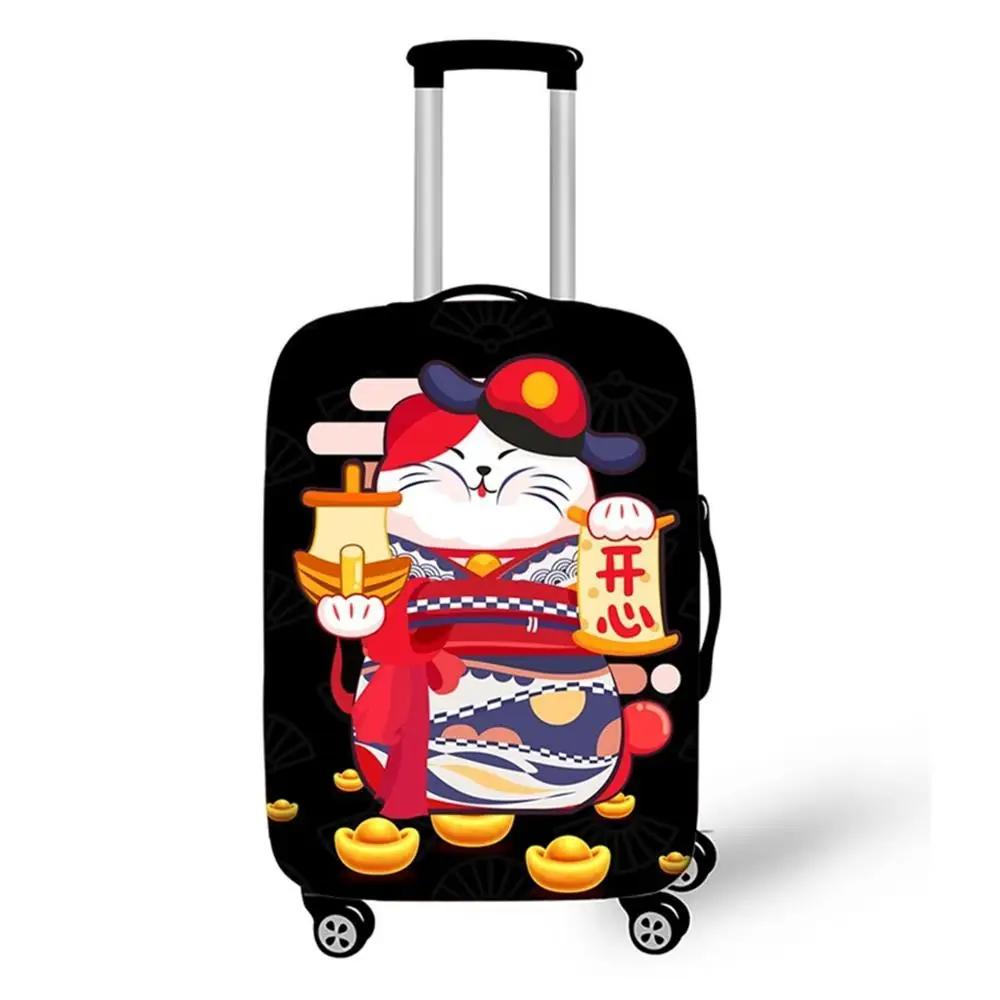 Kawaii Cat багажный чехол защитный чехол утолщенный эластичный чемодан чехол применяется 18-32 дюймов водонепроницаемые Креативные аксессуары для путешествий - Цвет: 7