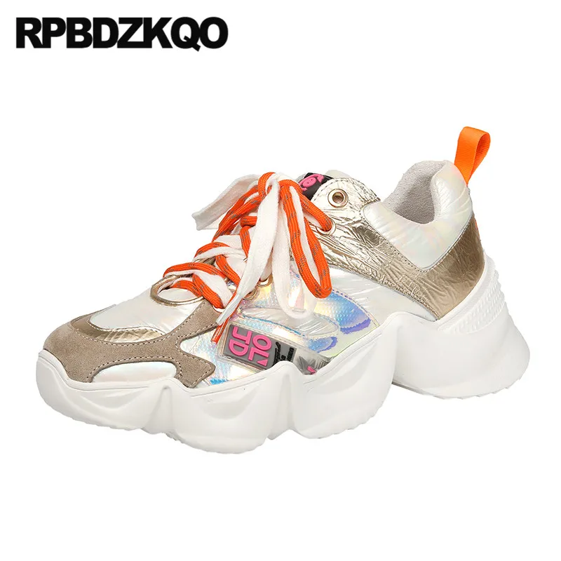 green and gold tennis shoes