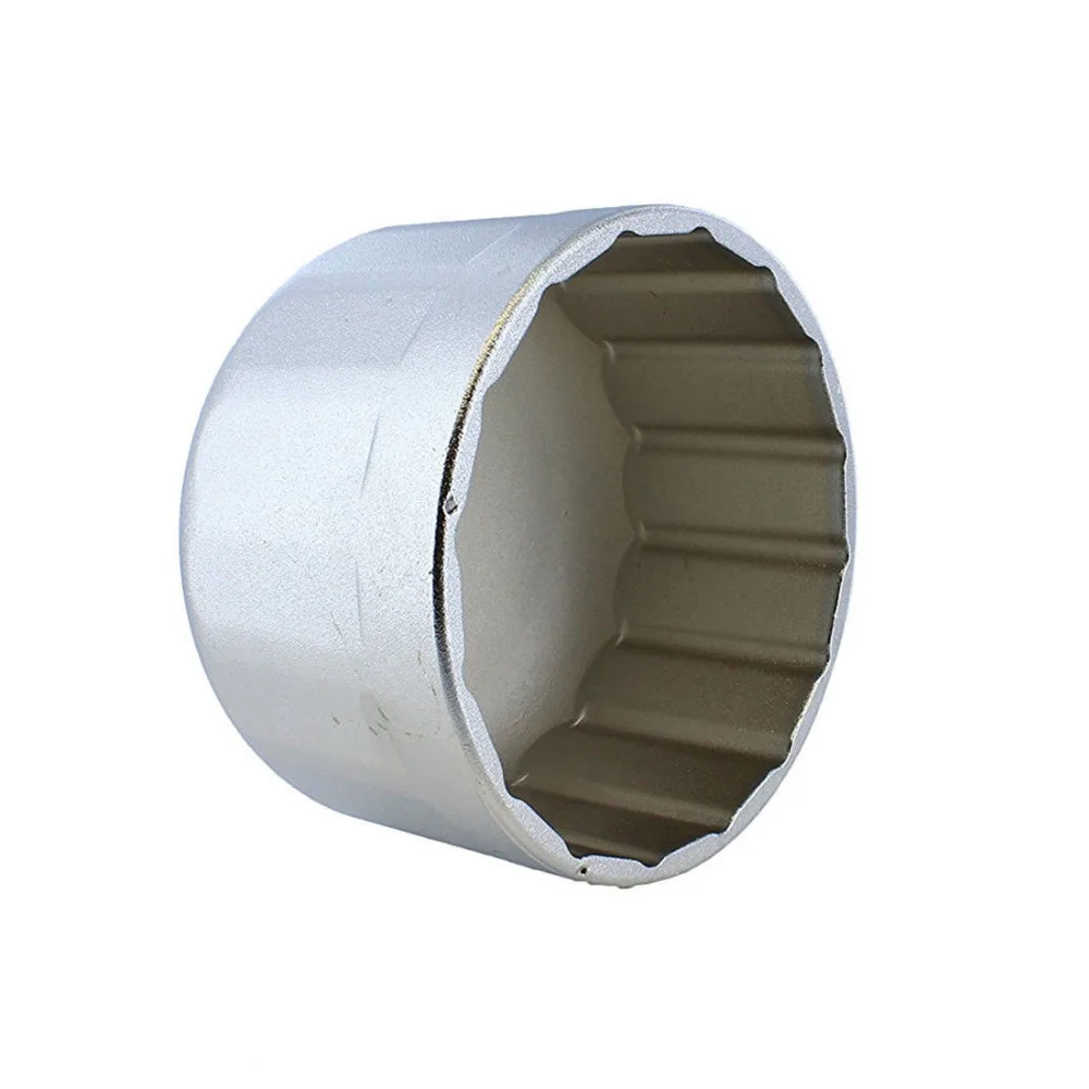 outil de retrait de bouchon de boîtier de filtre à huile compatible avec les moteurs N20 N26 N51 N52 N54 N55 N63 N74 S55 et S63 Clé de filtre à huile 86 mm 16 cannelures