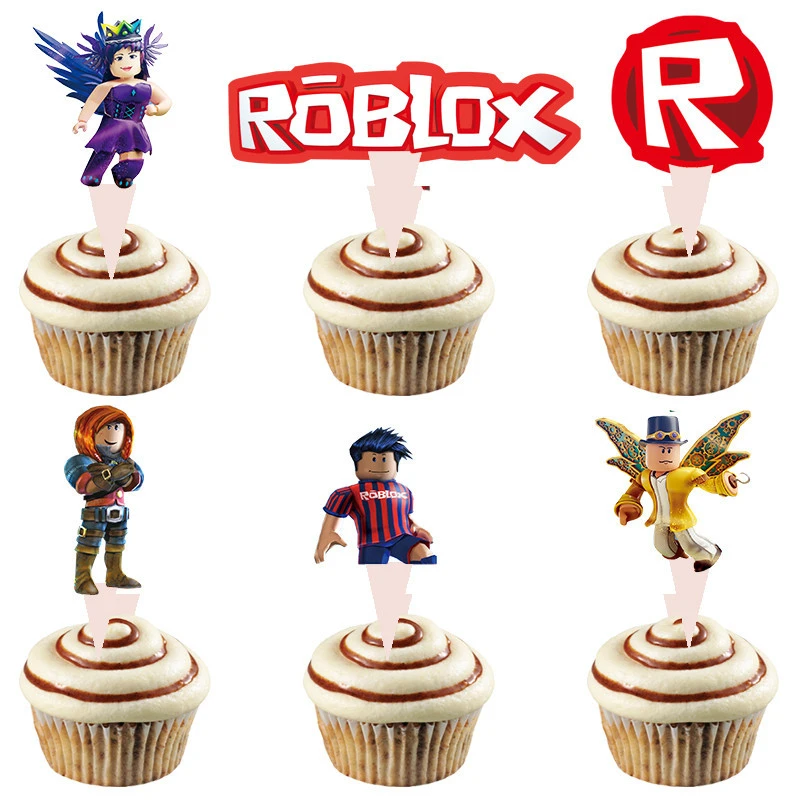 漫画のキャラクターのゲーム パーティー カップケーキトッパー 子供のためのおすすめアイテム 誕生日パーティー用品 結婚式の装飾 ケーキカップ ケーキデコレーション用品 Aliexpress