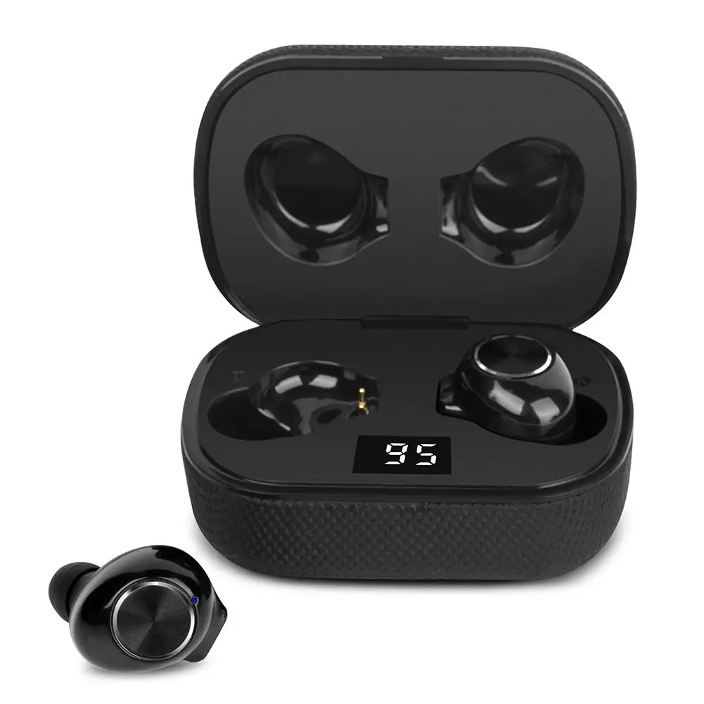 L18PS Беспроводные Bluetooth 5,0 бинауральные наушники с автоматическим подключением для сопряжения, Спортивная игровая гарнитура, портативная с зарядным устройством