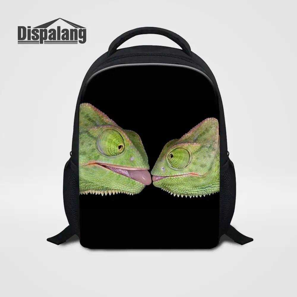 Backpack15 Детский маленький школьный рюкзак для детского сада ящерица с животным принтом, школьный рюкзак для мальчика, мини рюкзак на плечо для путешествий, детский рюкзак - Цвет: Backpack15