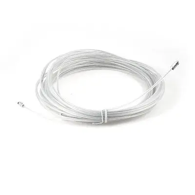 

30M White Plastic Coated Steel Flexible Fish Tape Electric Wire Cables Puller