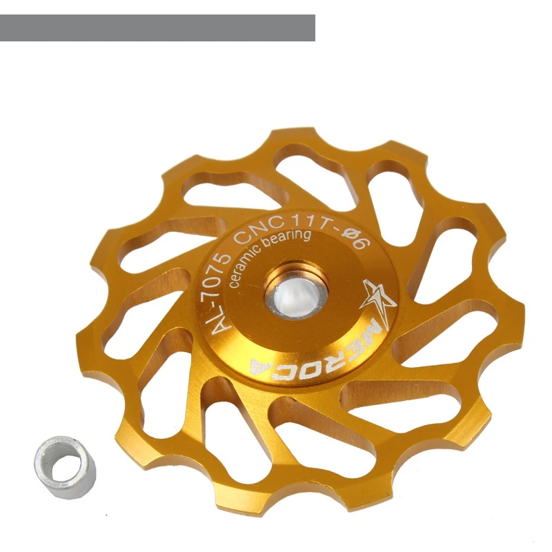 Meroca Bike Jockey Wheel Rear Derailleur Pulley 11t 13t Aluminum Alloy