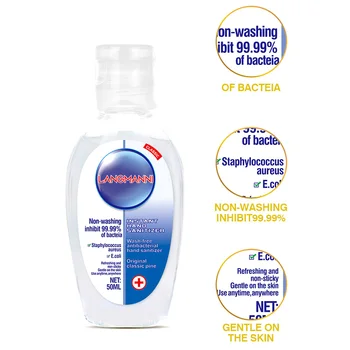

50ML Travel Portable Hand Sanitizer Disposable Rinse-free Quick-Dry Non-alcohol Antibacterial Moisturizing Disinfection Gel