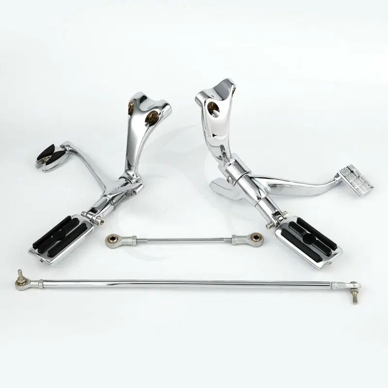 Мотоцикл вперед управление подножки рычаги сцепления для Harley sporster 883/1200 2004-2013 - Цвет: chrome