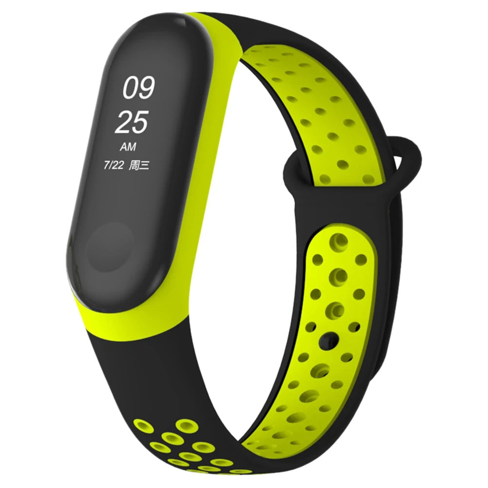 Mi Band 3 4 Мягкий силиконовый спортивный сменный мужской Т-образный ремешок для Miband 3 4 мужские браслеты умный Браслет ремешок на запястье