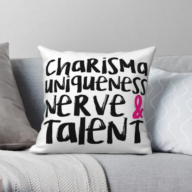 Charisma Uniqueness Nerve Talent Pillowcase: The Perfect Addition to Your Home Decor
