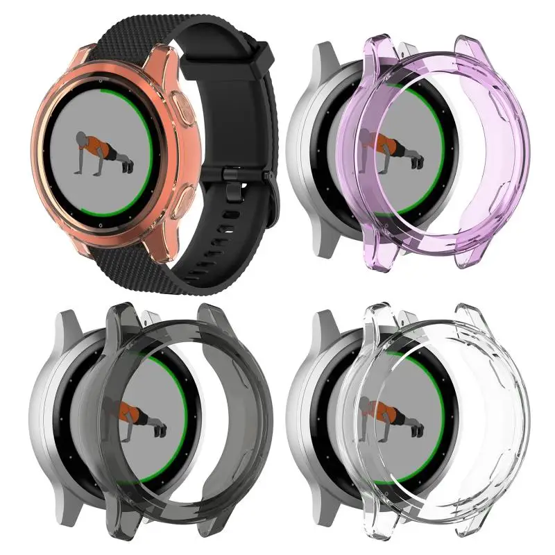 Прозрачный чехол из ТПУ для Garmin Vivoactive 4S GarminActiveS защитный умные аксессуары
