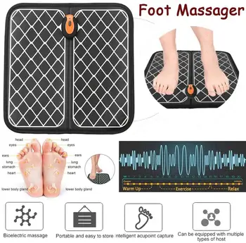 

Remote Control EMS Electric Foot Stimulator Massager, Rechargeable Low-Frequency Massage Foot Circulation Massager Body Machine