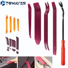 Towayer-herramientas de extracción de embellecedor de Panel de puerta, Kits de herramientas de desmontaje de navegación, Interior de plástico balancín, caja de herramientas de conversión