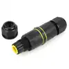 2Pcs IP68 Waterproof Cable Connector AC Junction Box 3 Pin Electrical Wire Connectors Sealed Retardant ► Photo 3/6
