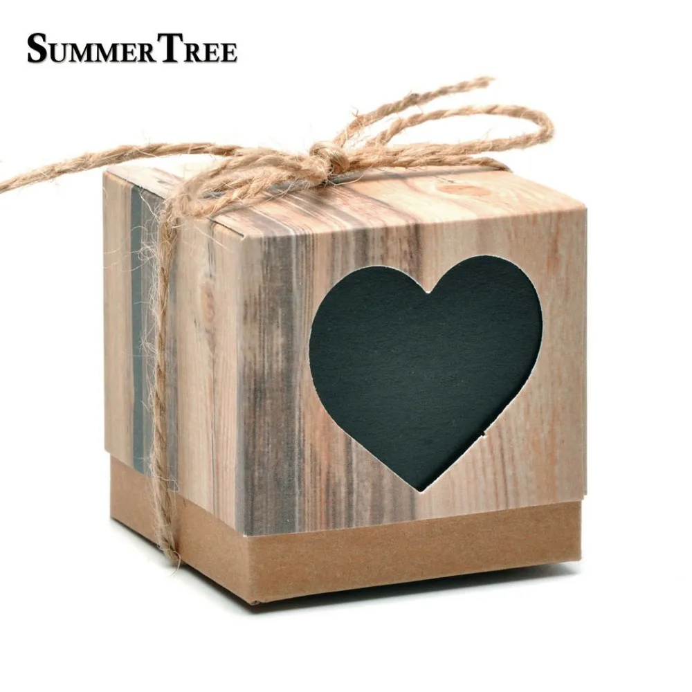 100 шт. романтическое влюбленное черное сердце окошко конфетного цвета винтажное