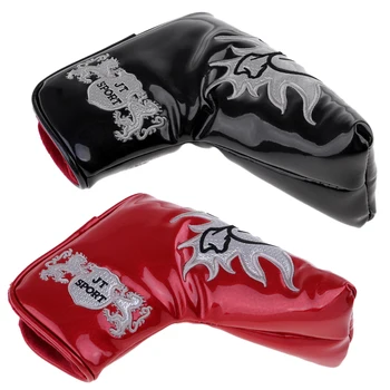 

2pcs Waterproof Thickened Golf Putter Sleeve Club Head Cover Protector Bag Magnetic Golf Blade Putter Headcover