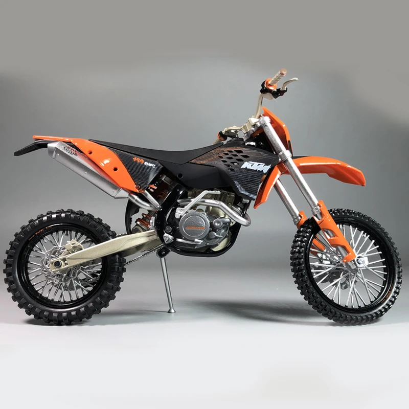 1:12 KTM Горный Спорт утилита KTM 450 EXC 09 мотоцикл без коробки оптом пункт литья под давлением дисплей Модель Детский Рождественский подарок