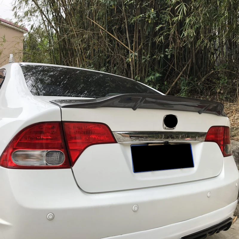 Подходит для Honda Civic спойлер 2006 2011 года 8 лет реальные глянцевые спортивные