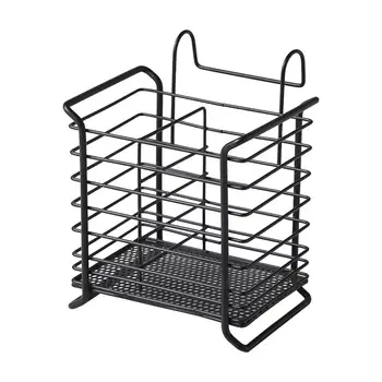

Iron Chopsticks Holder Hanging Cutlery Drying Basket Draining Chopsticks Rack Tableware Organizer