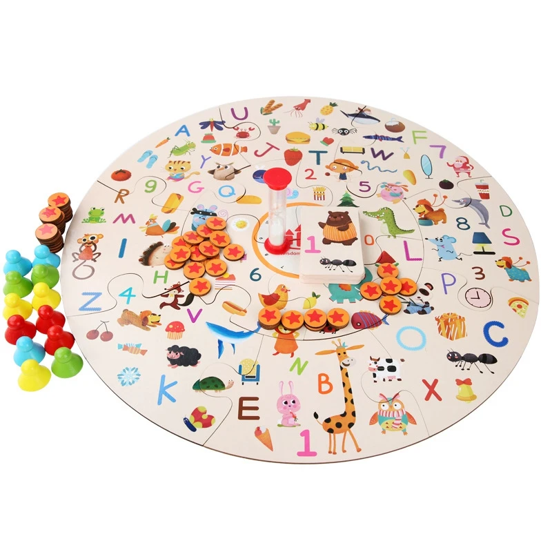 

Baby Toys for Puzzles Concentration Training Parent-child Interaction Maze Memory Board Game 4-6 Years Educational Toys