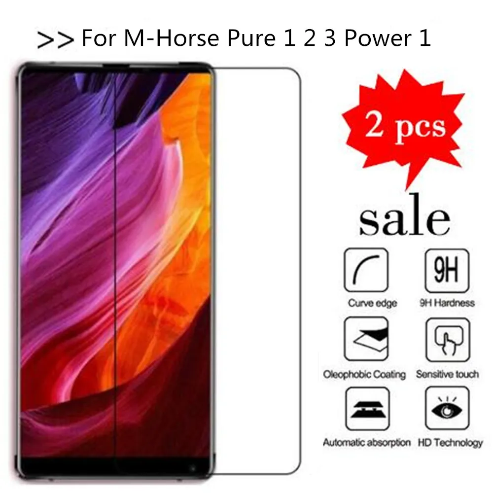 2 шт Стекло для M-Horse Pure 1 2 3 протектор экрана закаленное стекло для M-Horse power 1 защитная пленка