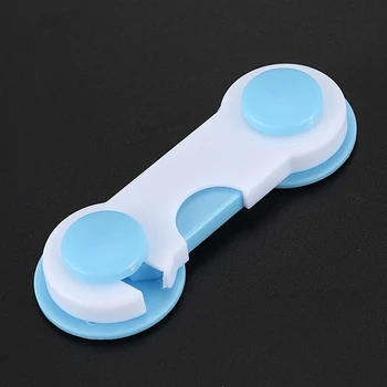 

New 10pcs Set Door Drawers Wardrobe Todder Baby Safety Plastic Lock Blue