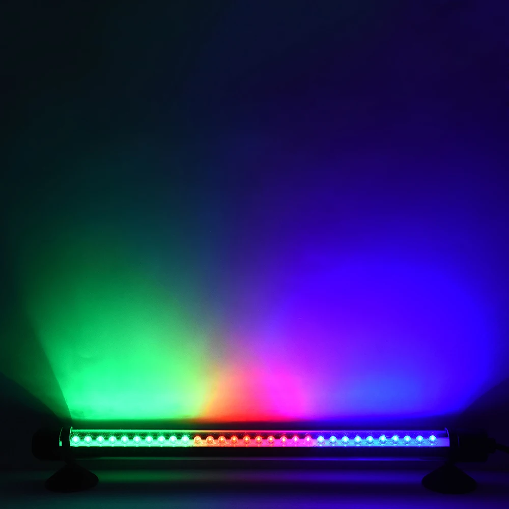 US Plug RGB США, ЕС, штекер, светодиодный светильник для аквариума, светодиодный светильник для аквариума, IP68, подводный светильник, лампа для подсветки аквариума D20 - Испускаемый цвет: US Plug RGB