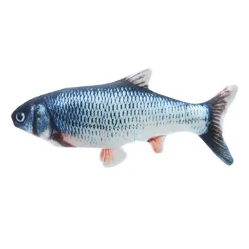 

Electronic Pet Cat Toy Neutral Catnip Electric Usb Charging Simulation Fish Toys Dog Cat Chewing Playing Biting Supplies