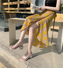 One-piece 2020 Summer New Idyllic Fresh Skirt Sunscreen Wrap Skirt Vacation Beach Skirt Jfmhrx Woman Skirts