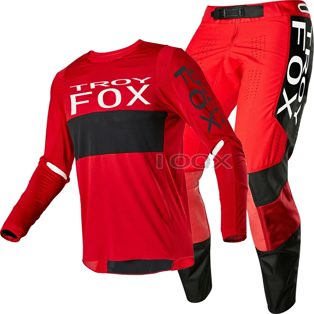 Бесплатная доставка 2020 TROY Fox MX ATV 360 Linc Джерси Брюки взрослые комбинированные
