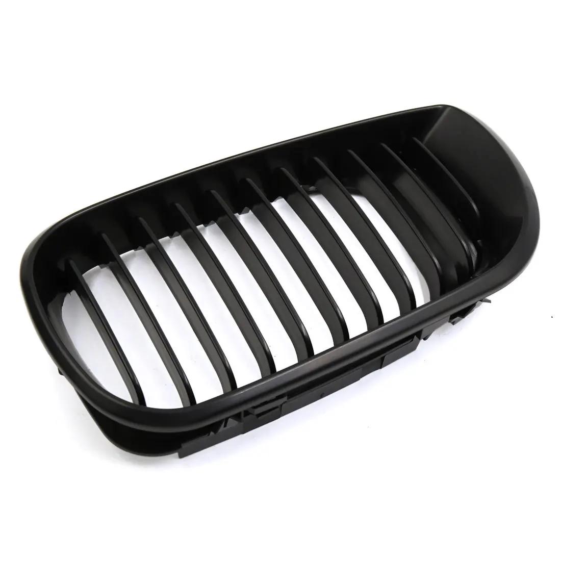 X AUTOHAUX Matte Black Front Hood Kidney Grille Grill For BMW E46 318i 320i 323i 325i 328i 2002 TO 2005 Racing Grille Trim COVER