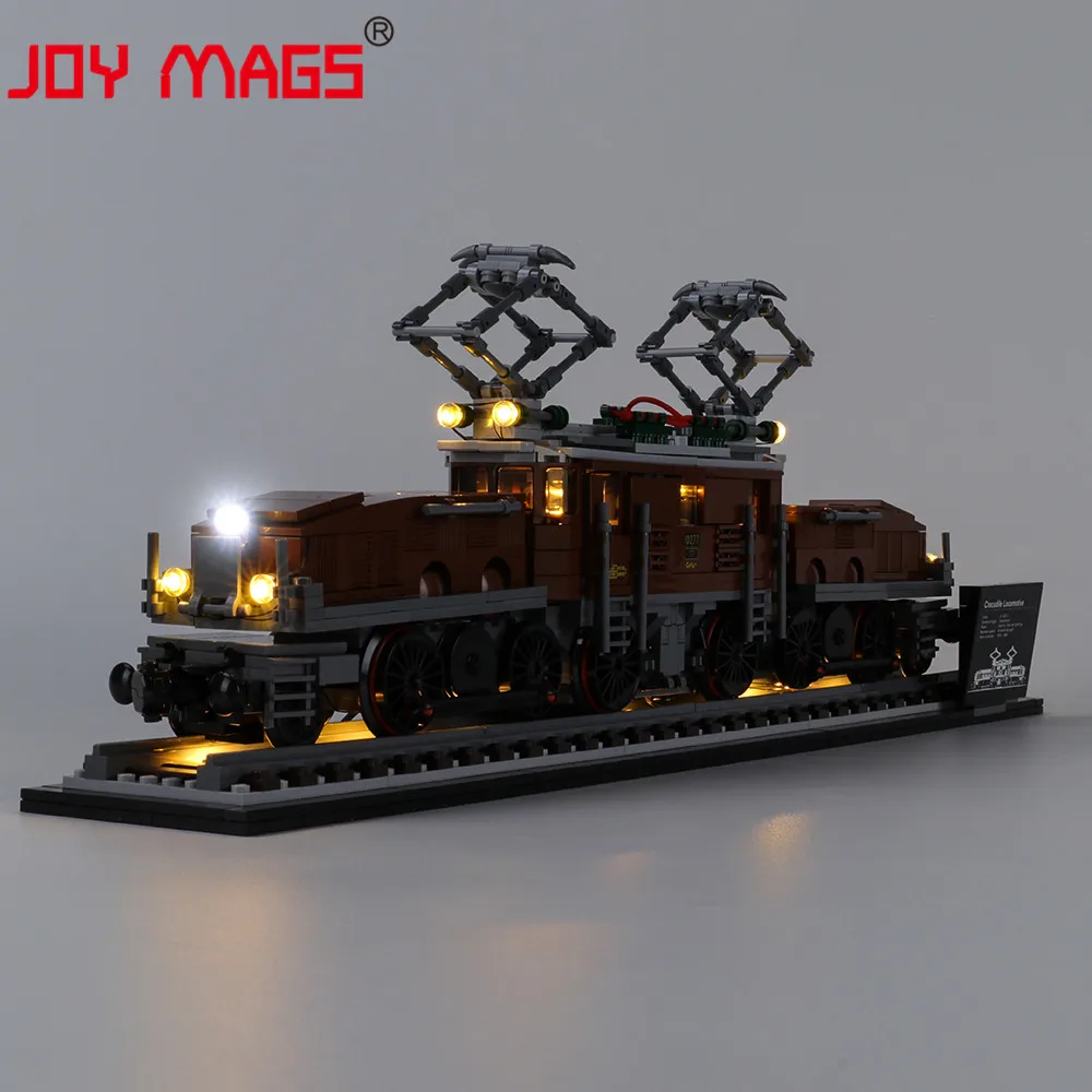 

JOY MAGS Only Led Light Kit For Creator Crocodile Locomotive Toys Lighting Set Compatible With 10277 (NOT Include Model)