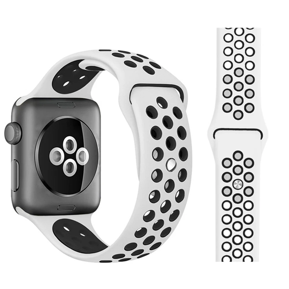 Ремешок для Apple Watch, мягкий силиконовый сменный Браслет серии 5, 4, ремешок для часов 44 мм, 40 мм, iwatch, ремешок серии 1, 2, 3, 38 мм, 42 мм